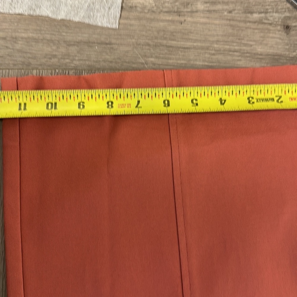Esby Lucia Pant wide leg 100% cotton size 0. Coral color. Worn once. - Picture 15 of 15